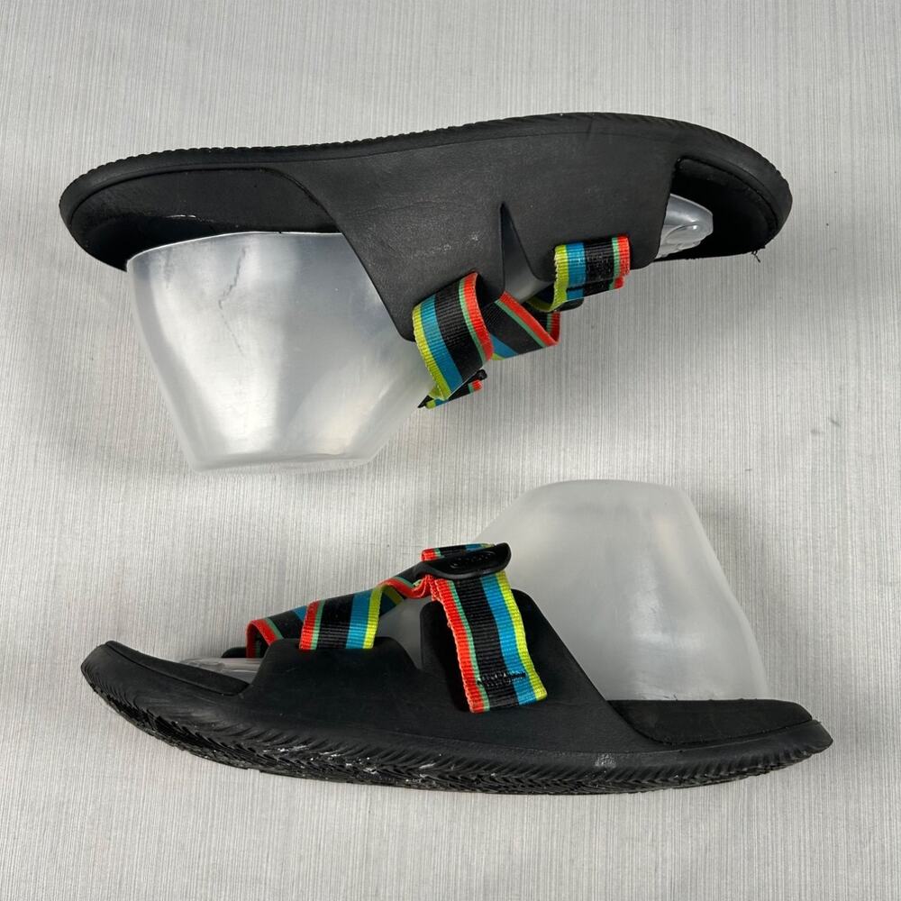 Chaco Chillos Slide Mens Sandals US 9 Black Arch Support Waterproof